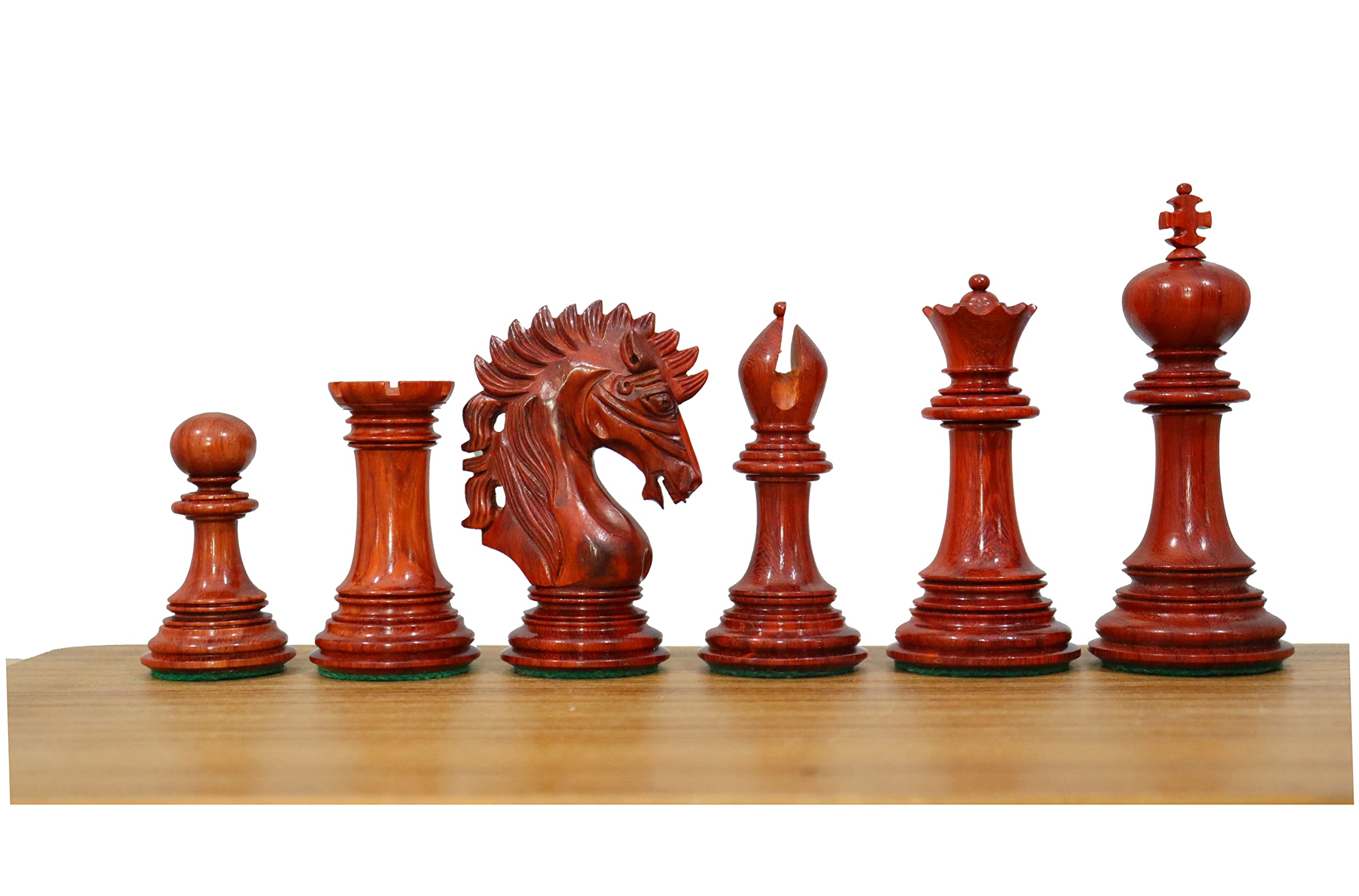 Pezzi di scacchi di lusso della serie Camelot in legno di palissandro - Tripla pesata con 2 regine extra - TAJ CHESS STORE