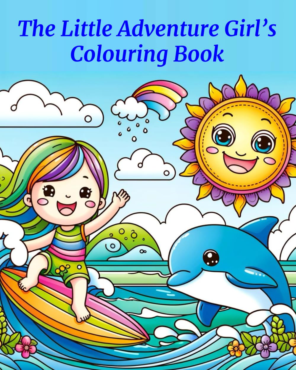The Little Adventure Girl's Colouring Book