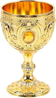 Cabilock Shot Glass, Metal Vintage Egyptian Shot Glass Small Wine Goblet Chalices Vintage Liqueur Goblet Novelty Cocktail ...