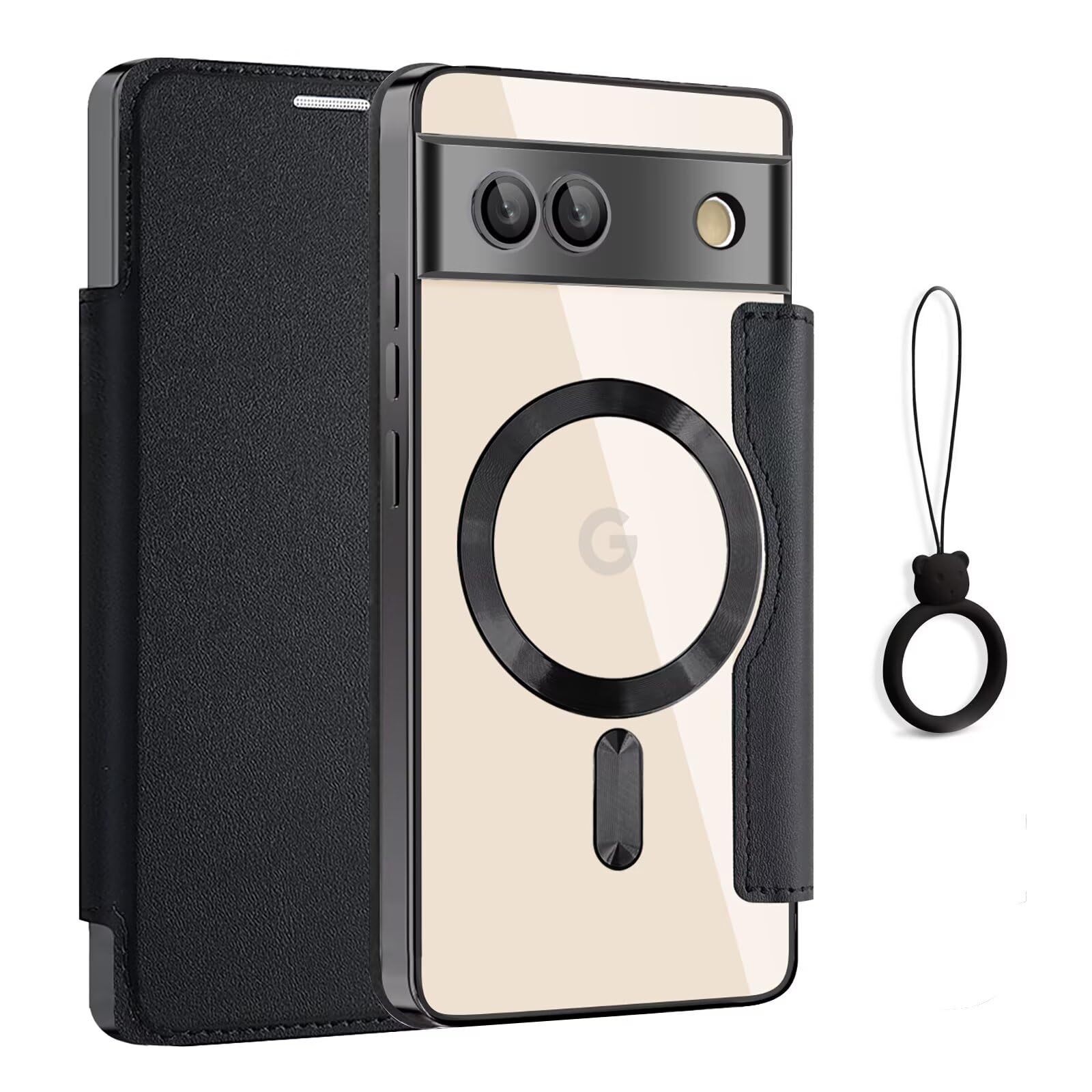 Amazon.co.jp: Casesmo Google Pixel 8A ケース 手帳型 背面クリア