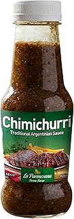 La Parmesana Traditional Argentine Chimichurri Sauce 300 ml | Authentic Herb & Garlic Sauce - 10.14 fl oz - Ready to Use.