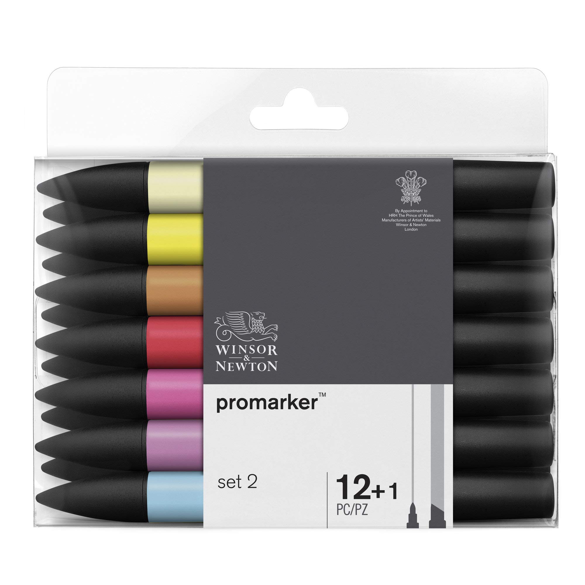 Winsor & NewtonProMarker Set, 12+1 Markers, Set #2