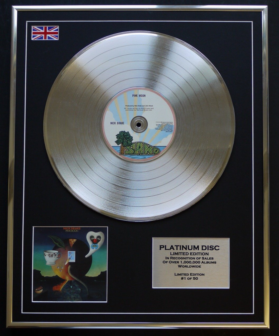 Nick Drake/Ltd Edition CD Platinum Disc/Pink Moon