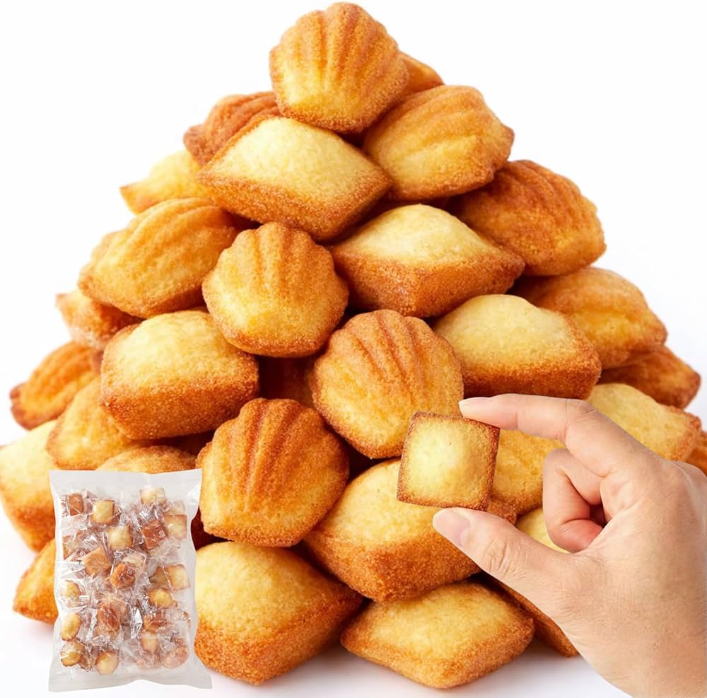 Amazon.co.jp: 【100個入】 しっとりプチ フィナンシェ ふんわりプチ