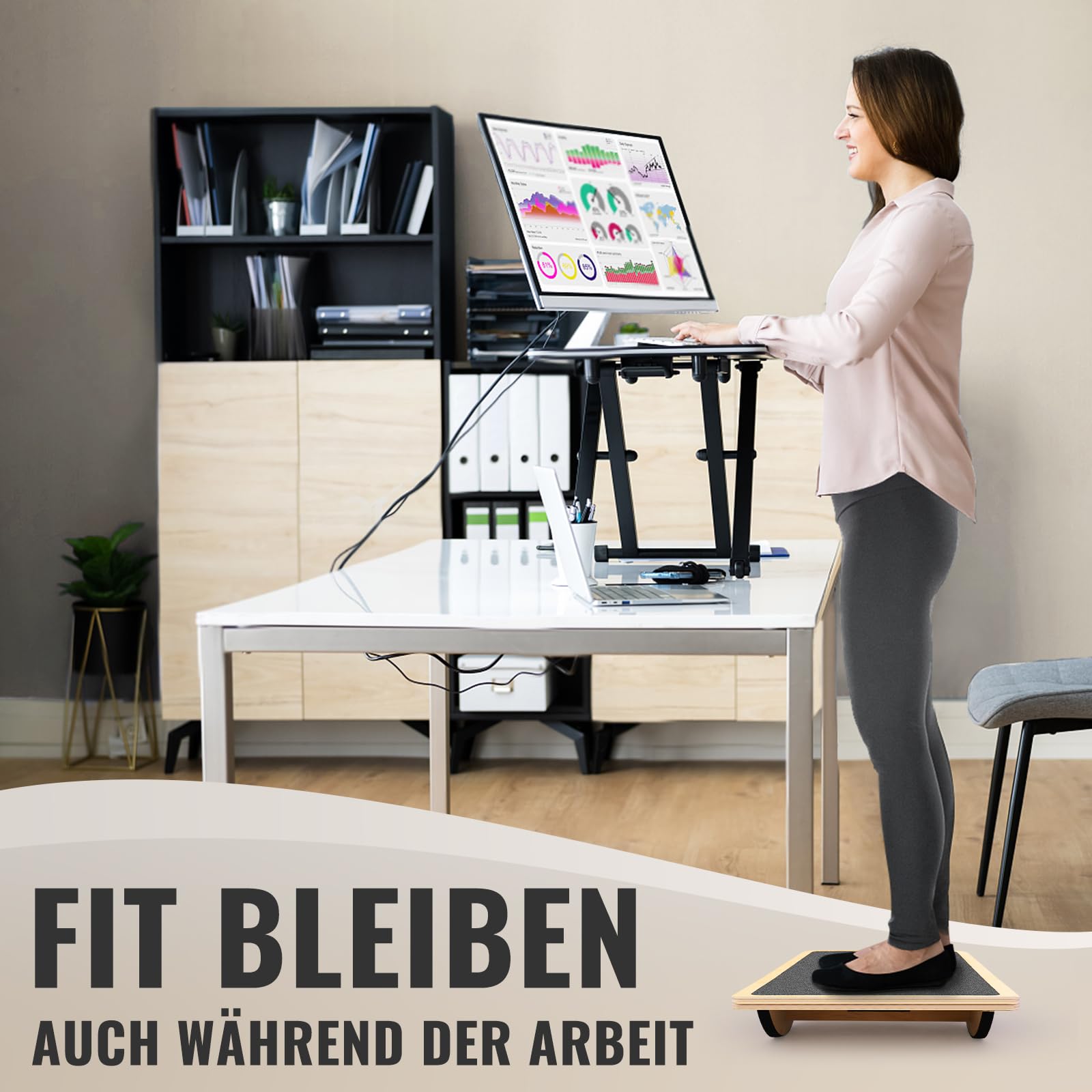 Balance Board, Sports Balancebrett Professional Wobble Board für Erwachsene
