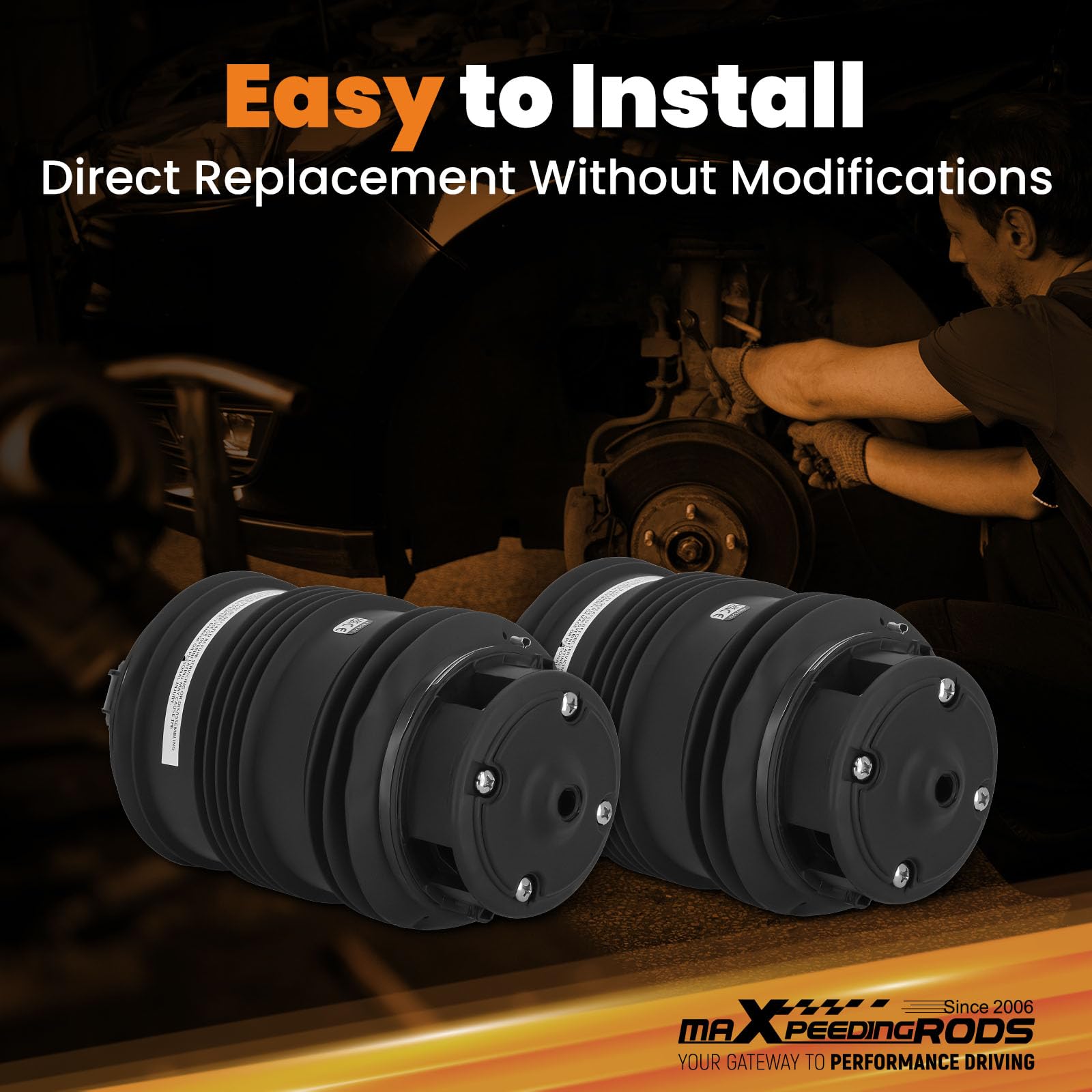 maXpeedingrods Sospensioni Pneumatiche Posteriore Air Strut Bag per Mercedes-Benz S211 2PIN