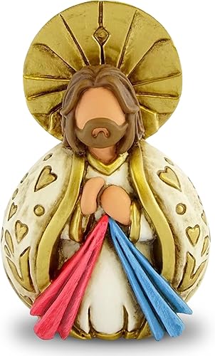 Miniatura 7 de Sagrado Corazón de Jesús, Decorative Figurine, Sculpted Hand-Painted Figure, Jesus Christ Statue, Home Decor, Gift. (Sacred Heart)