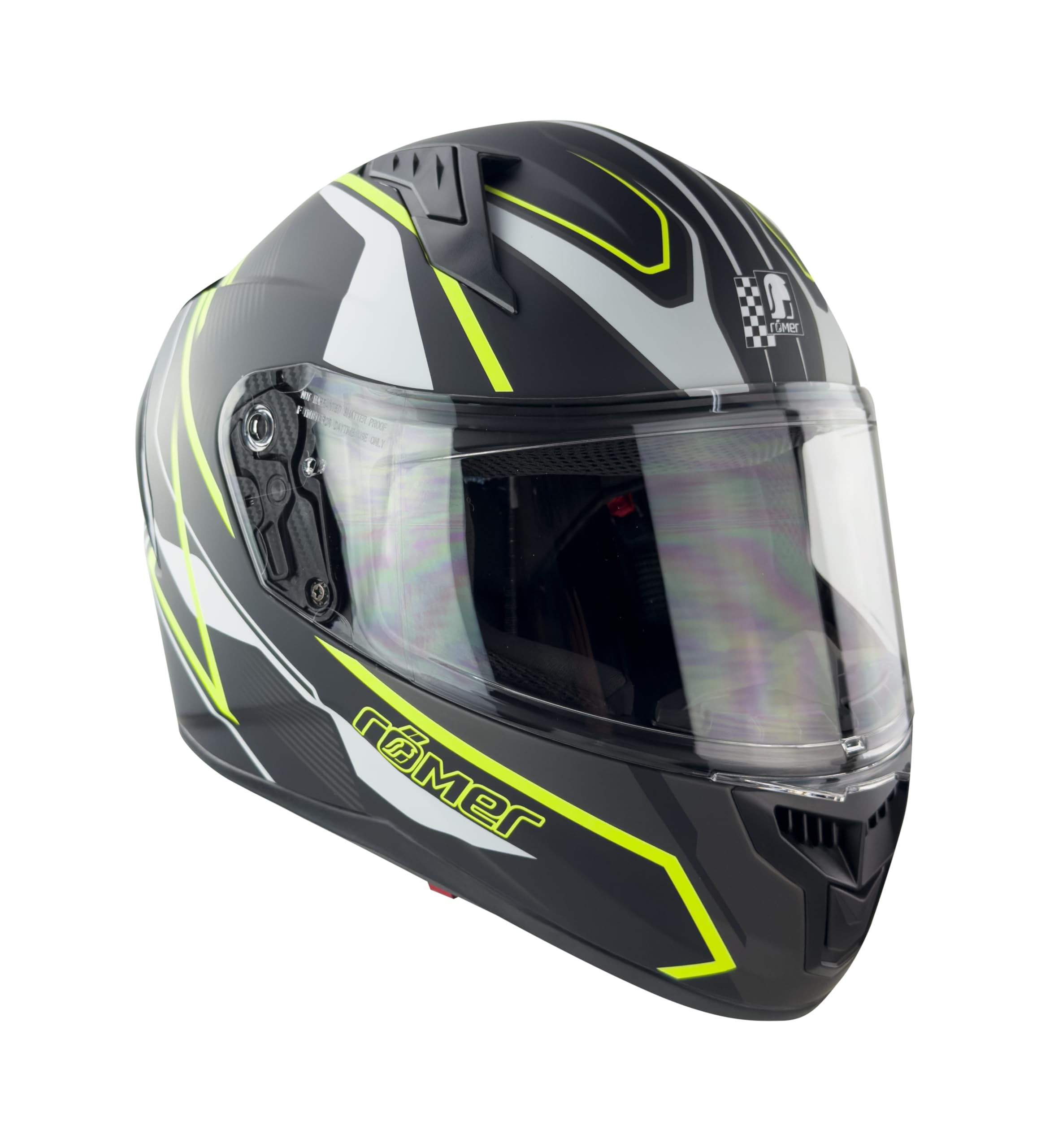 Römer RR2024 Integralhelm Motorradhelm – neon gelb – Größe XS–XXL