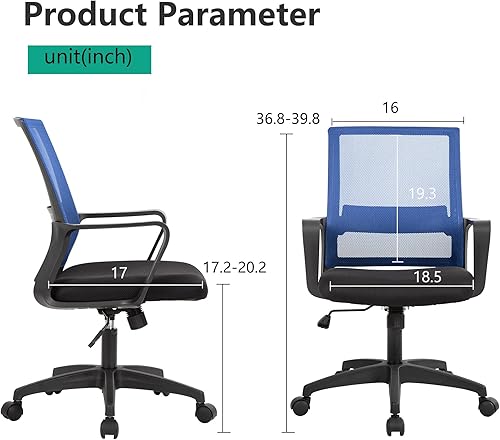 Miniatura 3 de PayLessHere Silla ergonómica para videojuegos, silla de computadora, silla de oficina, sillas de videojuegos con soporte lumbar, silla de