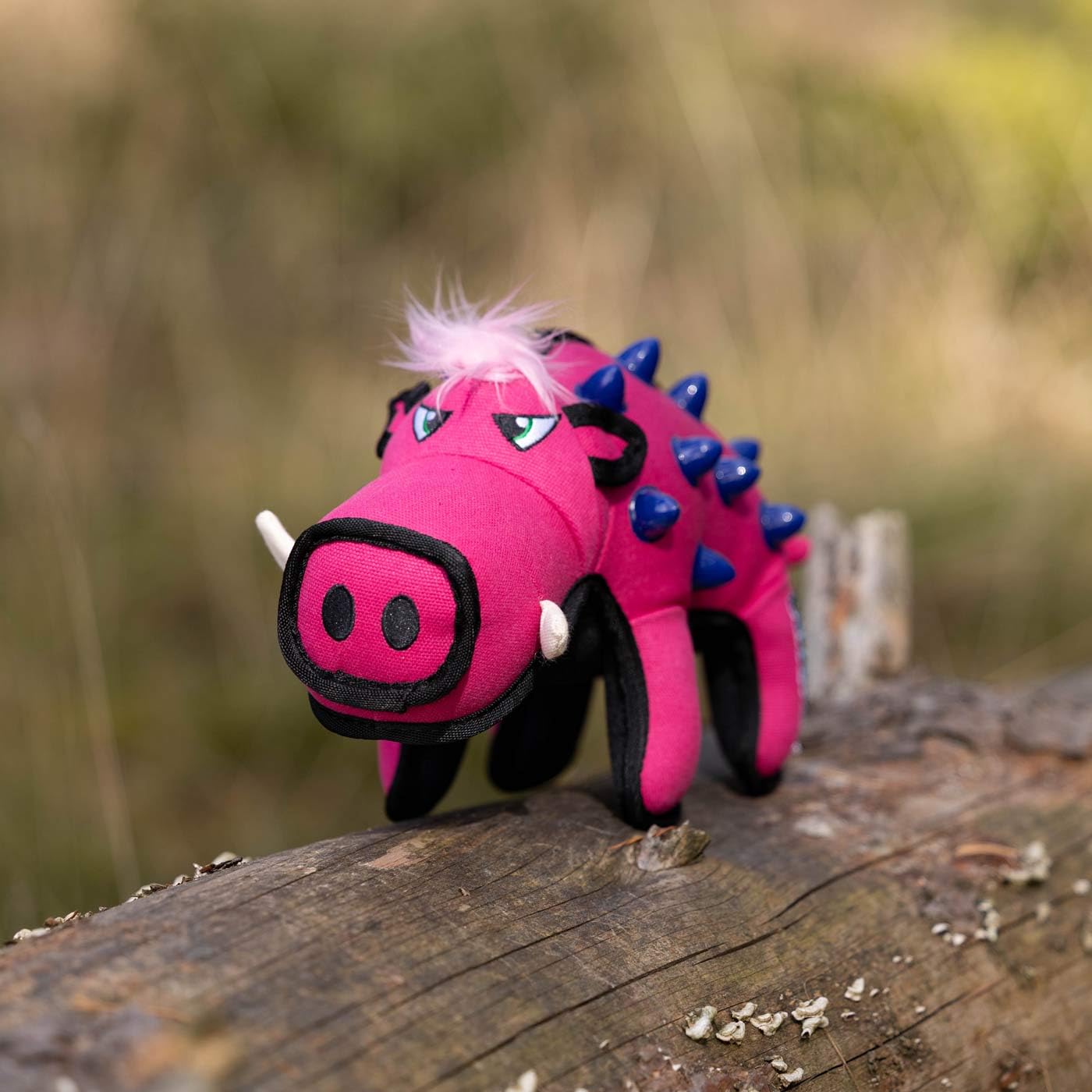 GiGwi Wild Boar Extra Durable Duraspikes Jouet en Peluche pour Chiens de Taille Moyenne et Grande