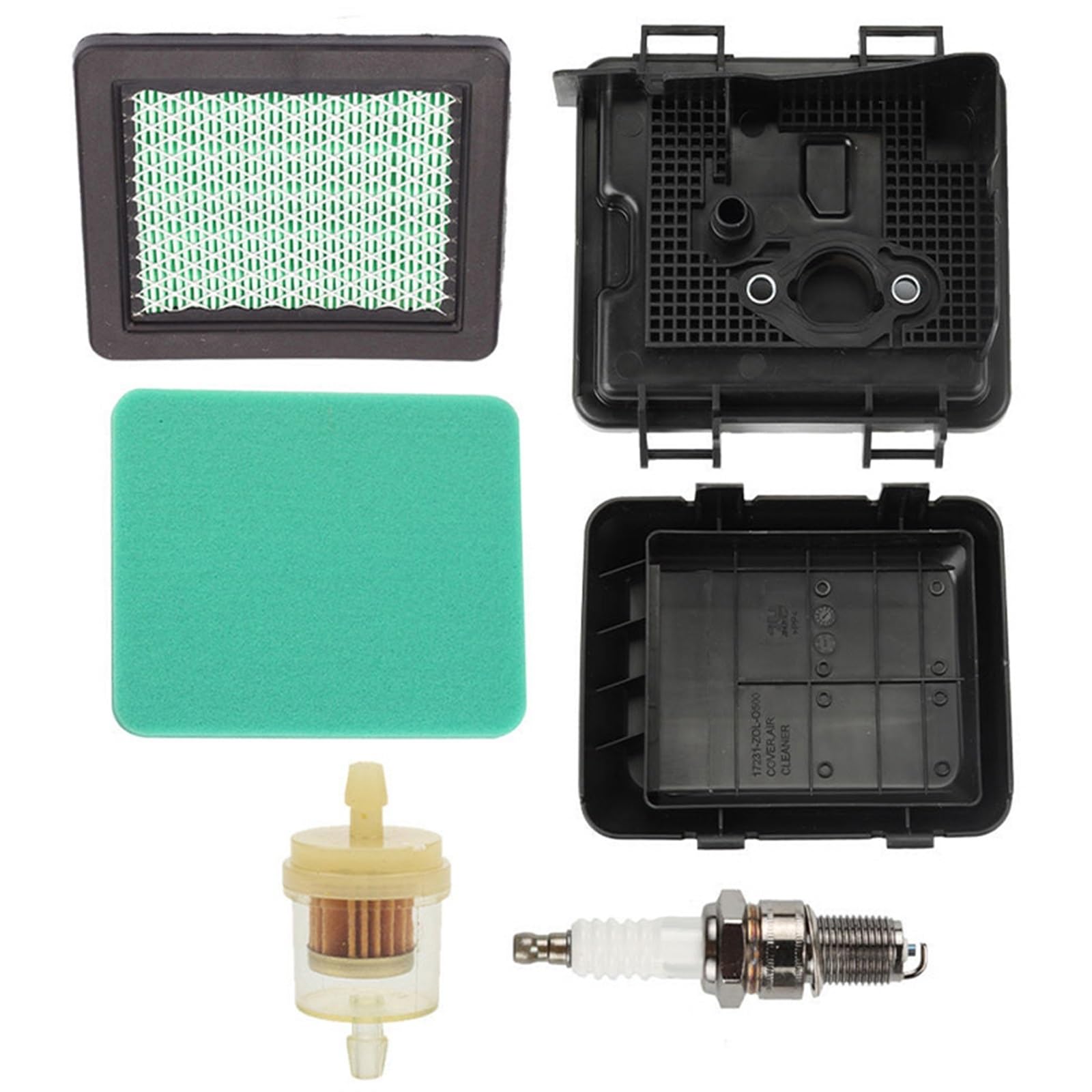 Conjunto de carburador para automóvil GCV160 GCV160A GCV160LA GCV160LAO GCV160LE Tapa del Filtro de Aire y Combustible para bujía Tapa de Aceite y Gasolina