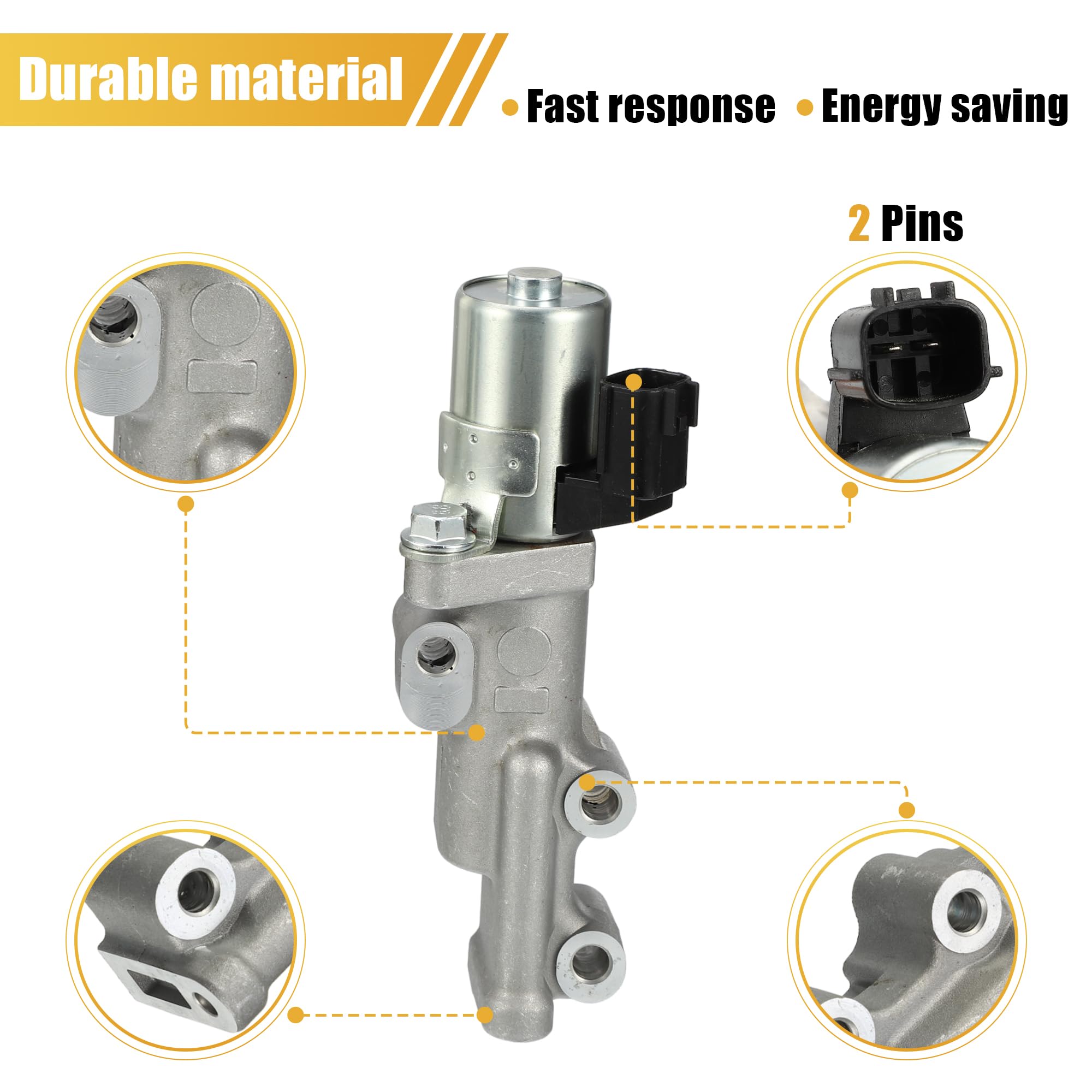 特売 uxcell エンジン ソレノイド タイミング 可変 バルブ 15330-46010