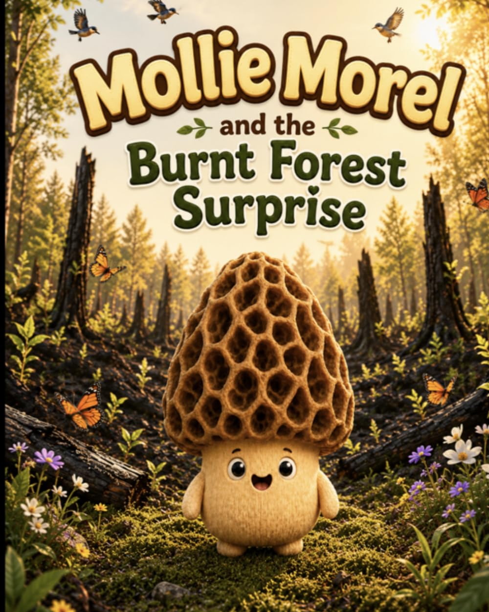 Mollie Morel and the burnt forest surprise (Portobello mushroom friends)