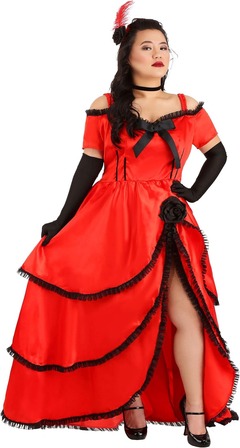 Plus Size Sassy Showgirl Costume for Women