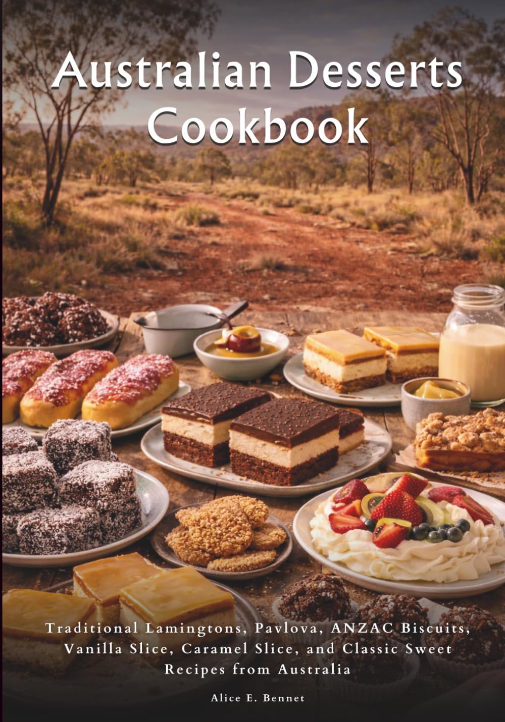 Australian Desserts Cookbook: Traditional Lamingtons, Pavlova, ANZAC Biscuits, Vanilla Slice, Caramel Slice, and Classic Sweet Recipes from Australia