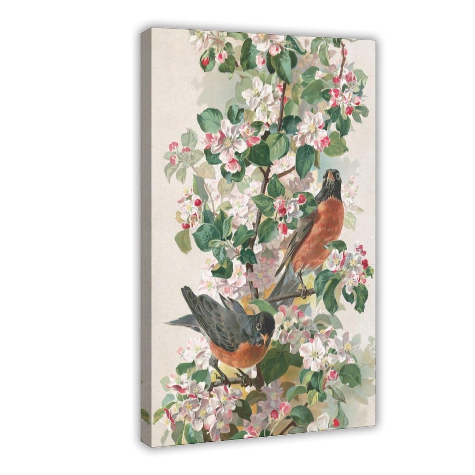 JFECTH Robins Canvas Poster for Living Room Decor Gift
