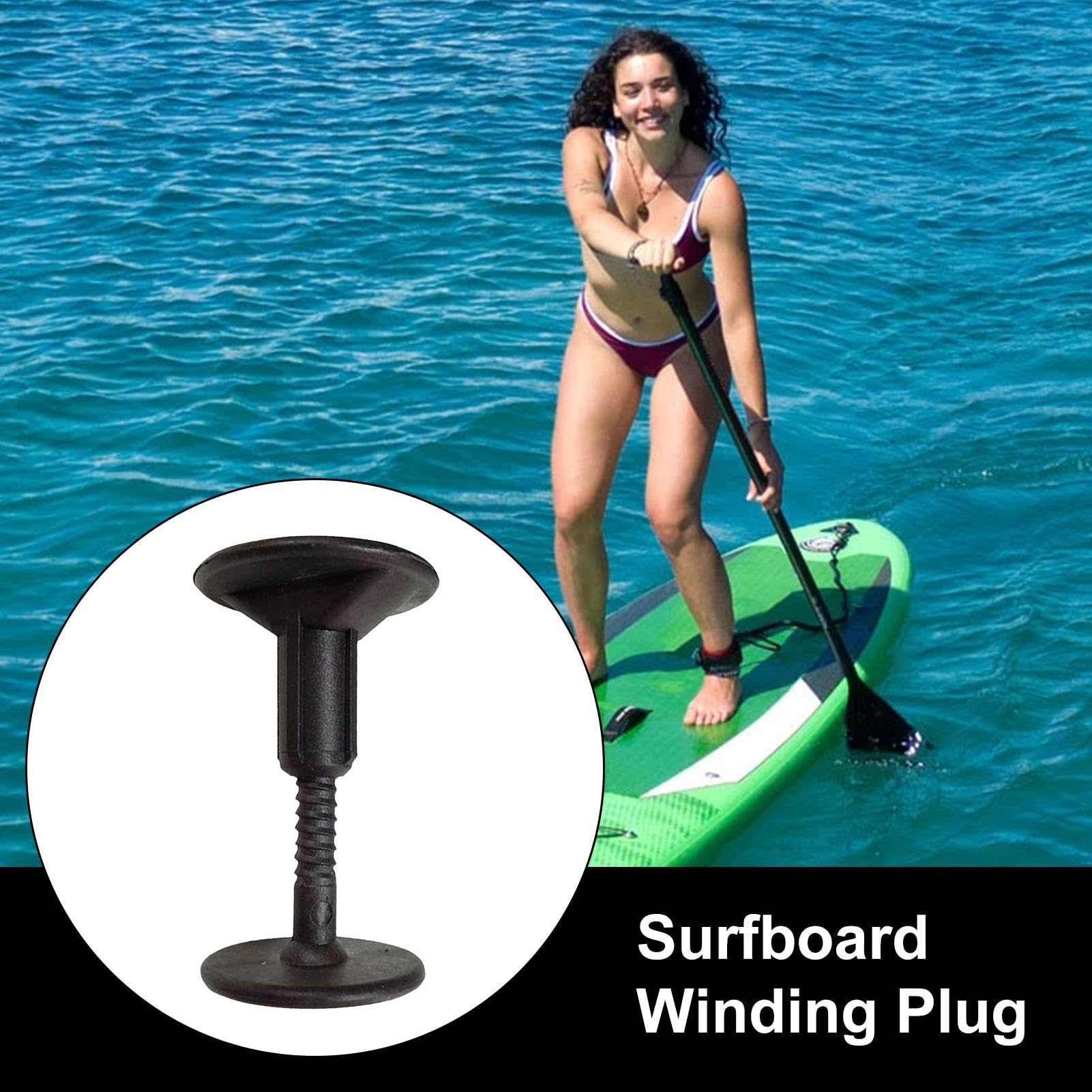 Enchufe para tabla de surf de cuerda para correa, accesorio portátil de fijación bobinado