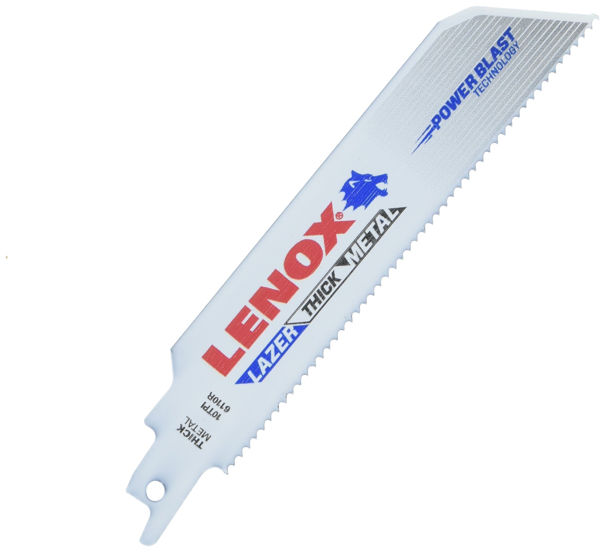 LENOX Tools LAZER Lama per sega reciproca da taglio per metallo, bimetallo, 6 pollici, 10 TPI, 25/PK