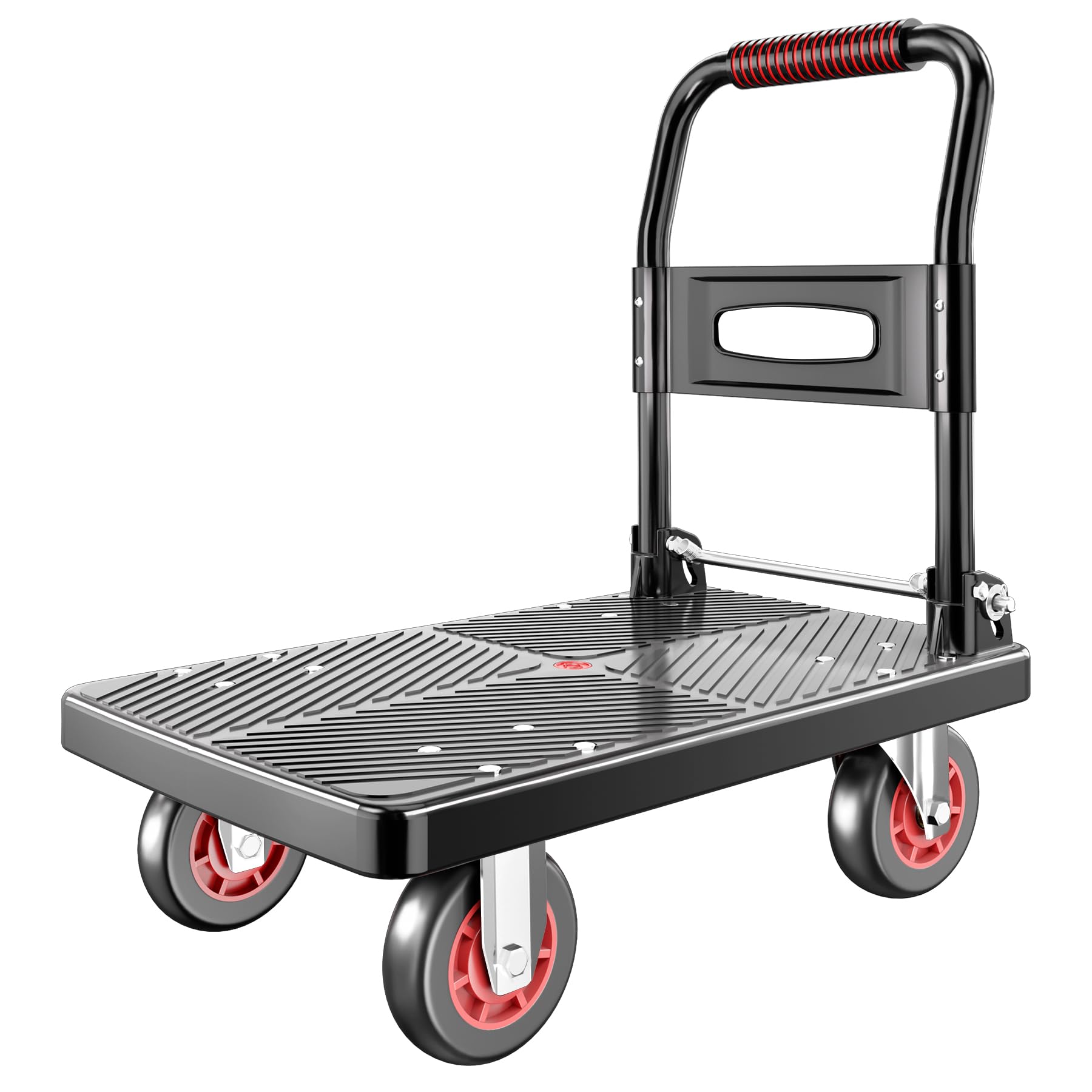 Amazon.com: TIDY PALM Upgraded Foldable Push Cart Dolly | 660 lbs