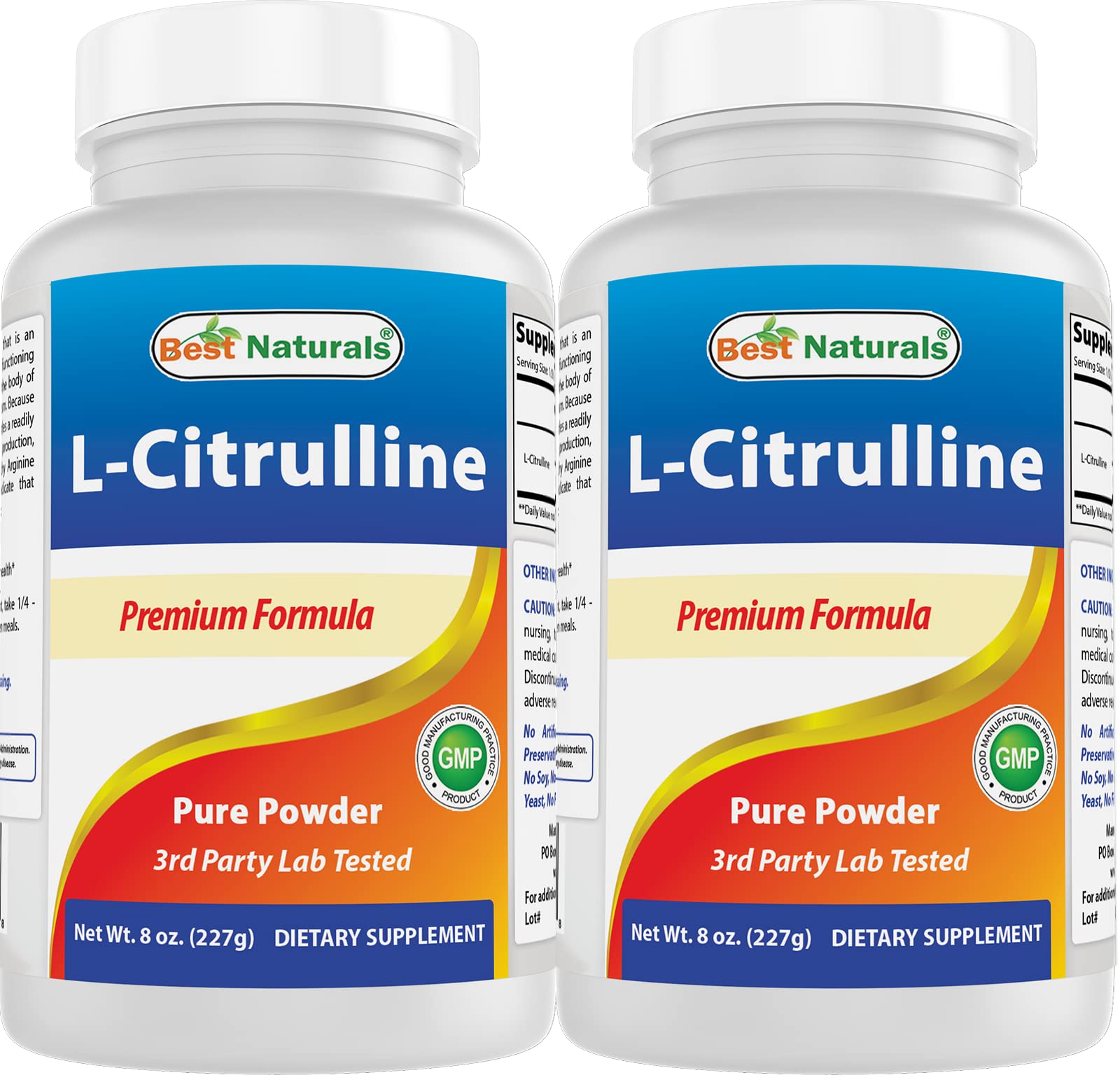 Best Naturals L-Citrulline Powder 8 OZ (8 OZ (Pack of 2)) 8 Ounce (Pack of 2)