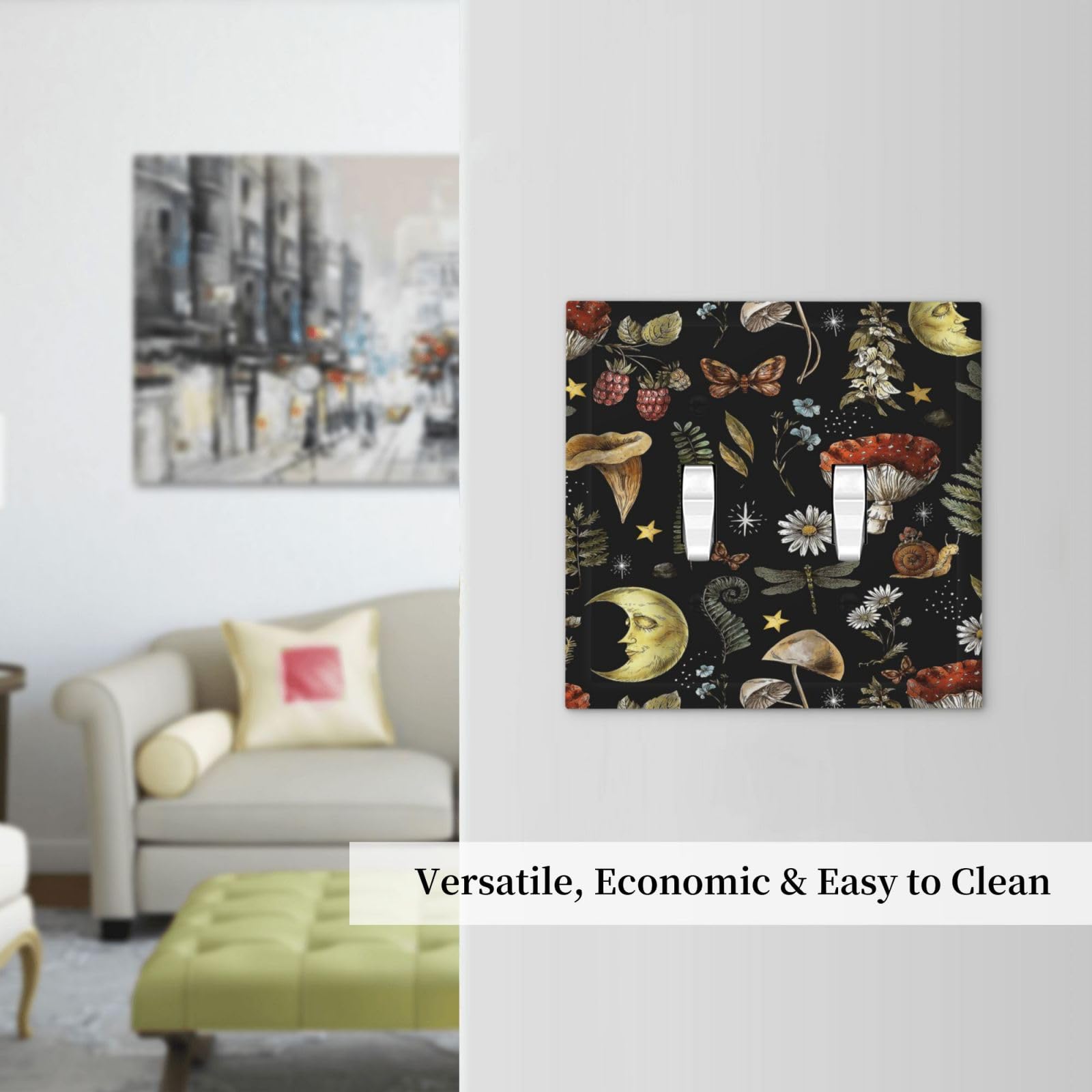 Rustic Floral Wall Plate - Vintage Watercolor Switch Cover -16 Rustic Floral Wall Plate - Vintage Watercolor Switch Cover -16