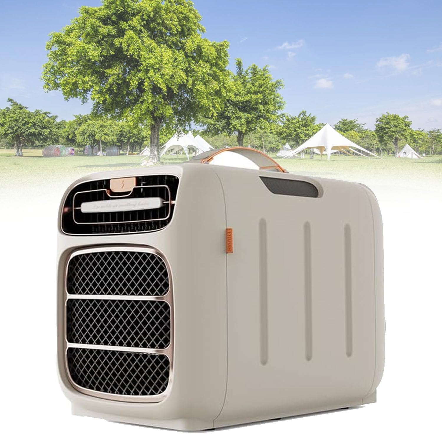SKIHOT Camping AC Unit,Portable Outdoor Air Conditioner,Multi-Function Cooling Dehumidifier,Adjustable Wind Speed with Remote Timer,for Car Tent and Travel Refrigeration&Heating