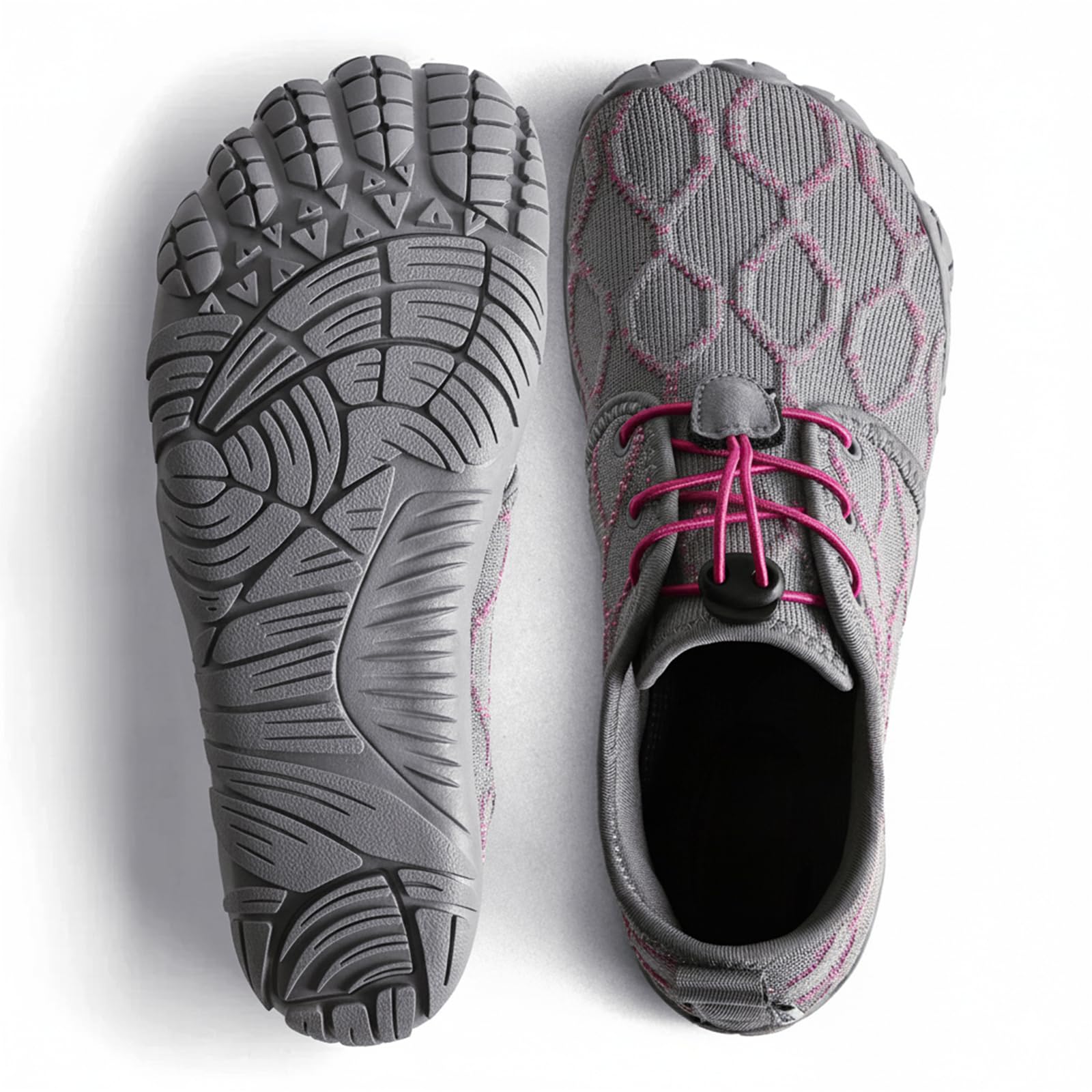 WateLves Barfußschuhe Traillaufschuhe Herren Damen Leichte Indoor Outdoor Fitnessschuhe Zehenschuhe Minimalistische Unisex