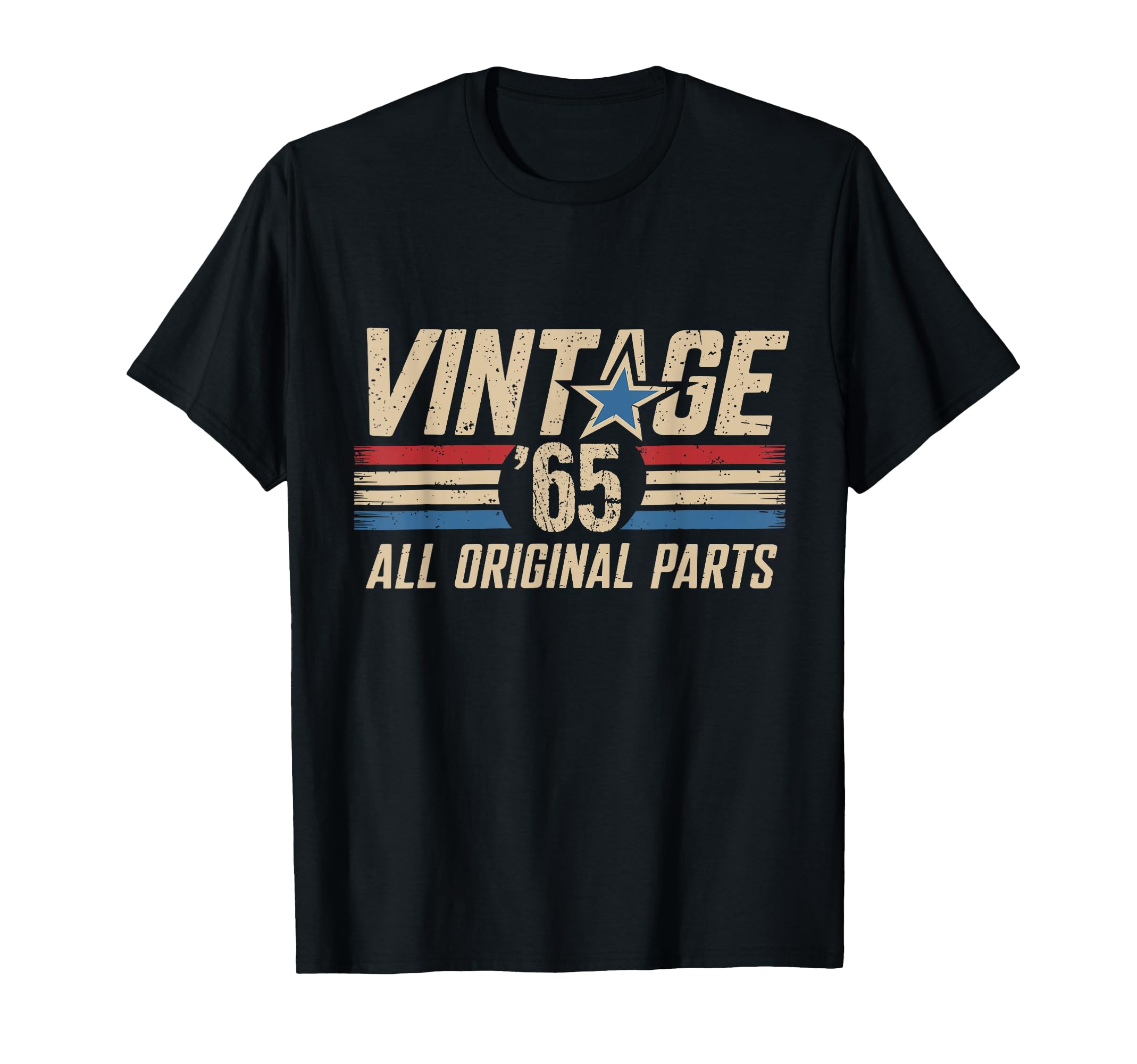 Retro Vintage 1965 All Original Parts 60th Birthday For Men T-Shirt