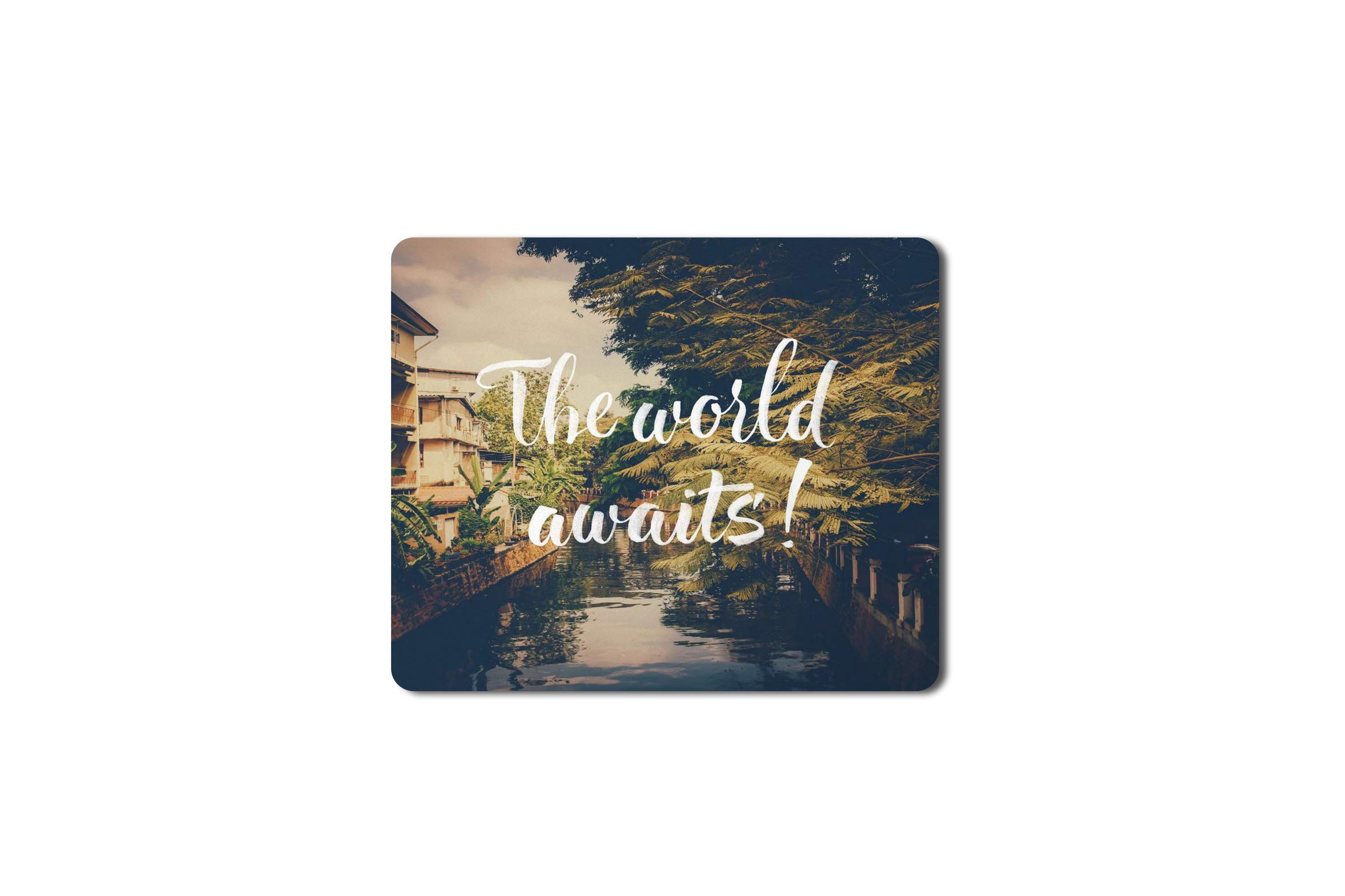 5 Ace The World M HD Printed Designer Speed Mousepad for Laptop|Dekstop|Gamers|Graphic designers-7x8.5 Inches
