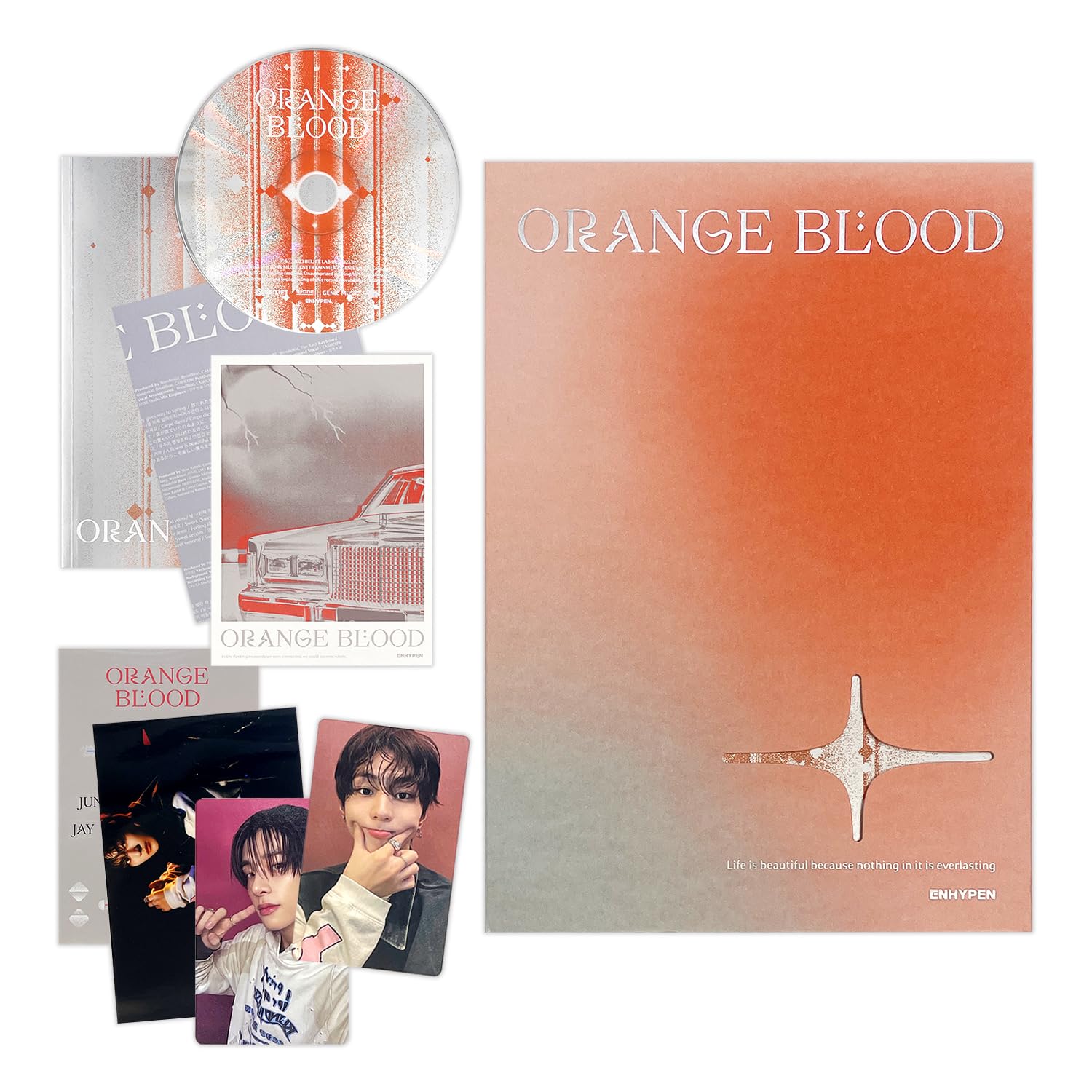 ENHYPEN - [ORANGE BLOOD] (KSANA Ver.) Photo Book + CD-R + Photo