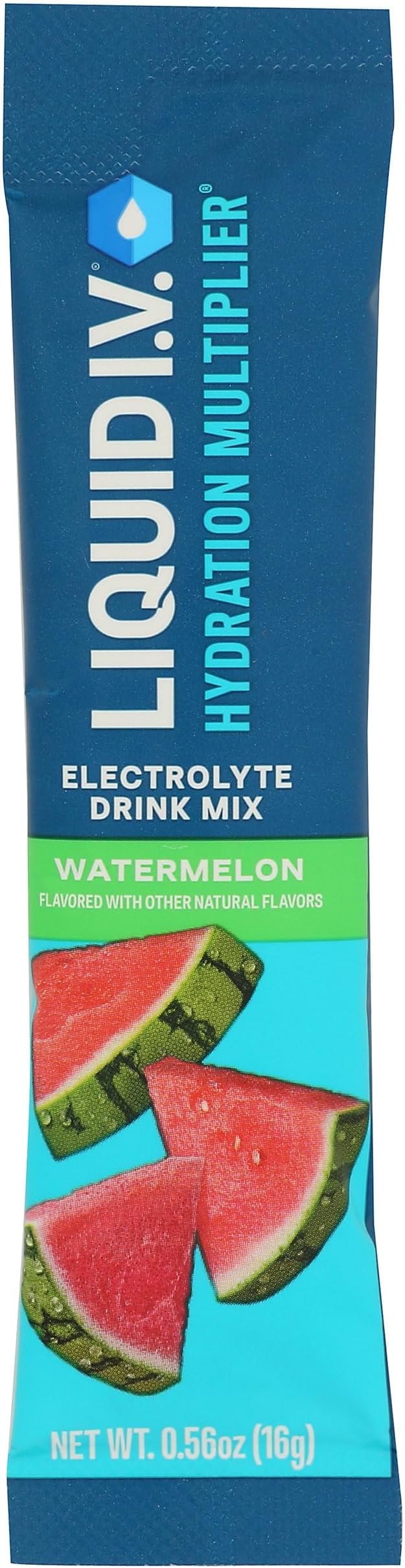 LIQUID IV Watermelon Hydration Drink Mix Single, 0.56 OZ