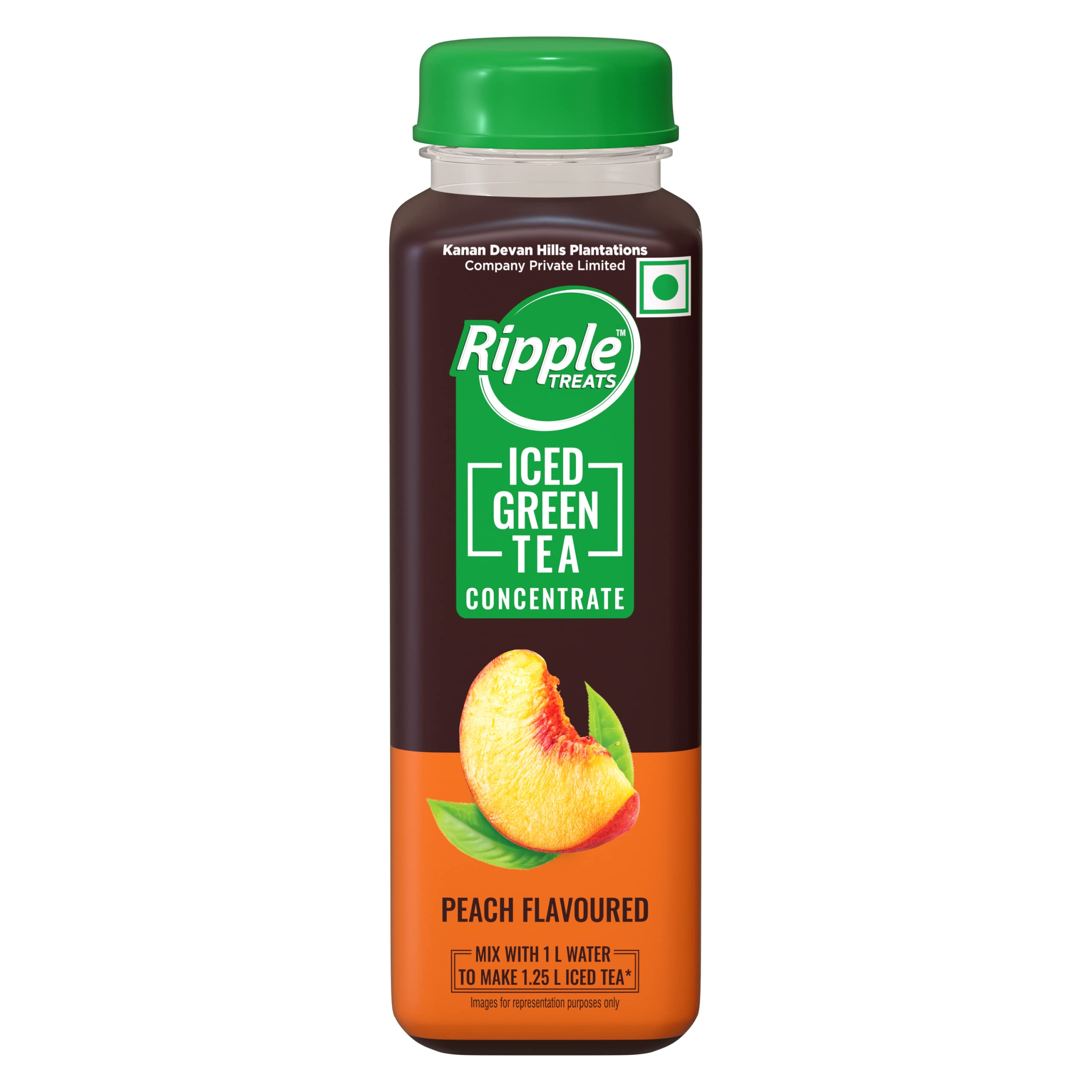 Ripple Green Ice Tea Peach Flavoured - Liquid Concentrate, 250ml