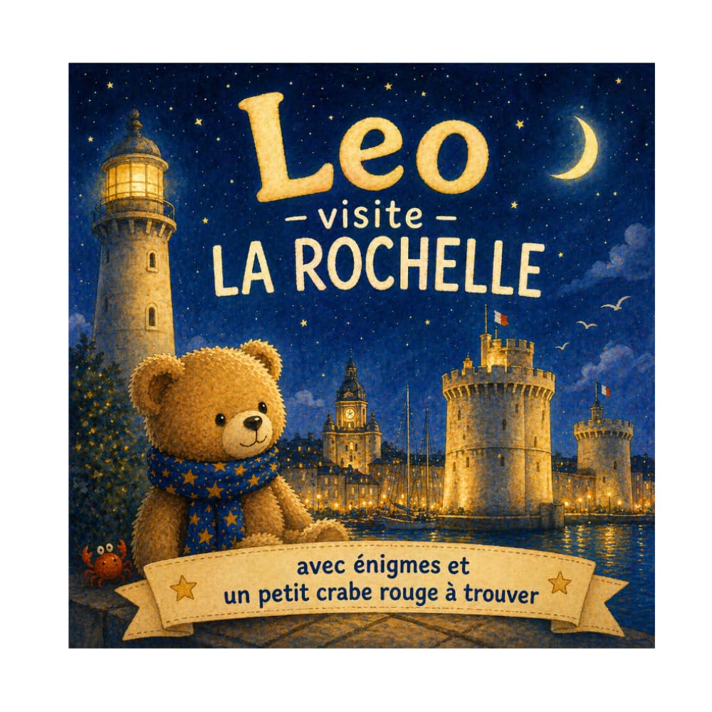 Léo à La Rochelle: N°7 - Une journée pleine de découvertes au bord de l'océan (Léo l’ourson visite la France)