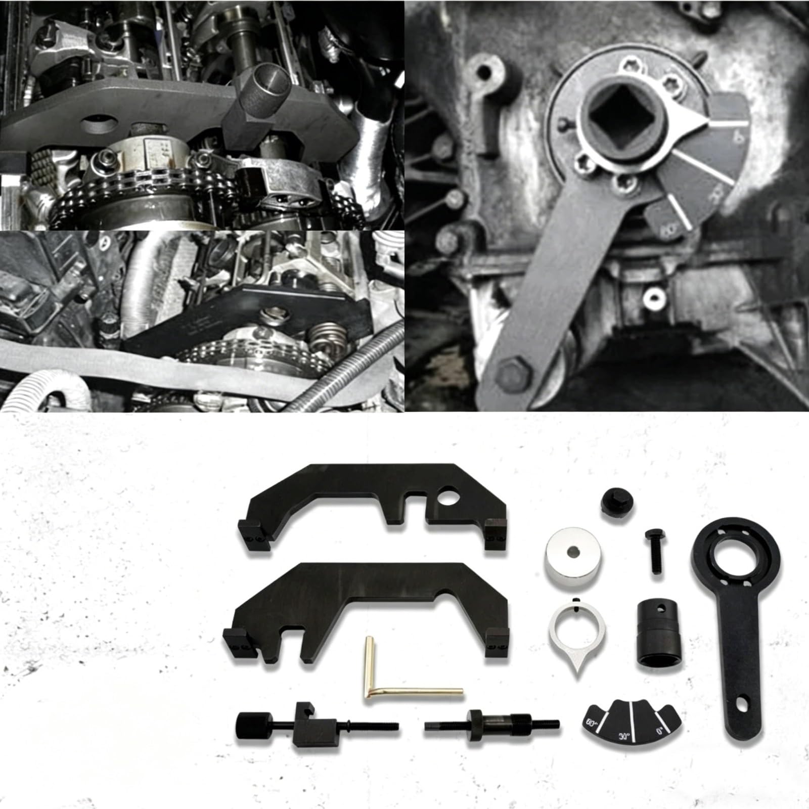 Compatibile Con BMW Per 540i 545i 550i 645i 650i 735i 740i 745i 750i 760i X5 N62 N73 Strumenti Di Bloccaggio Volano Albero A Camme Cam Holding Tool
