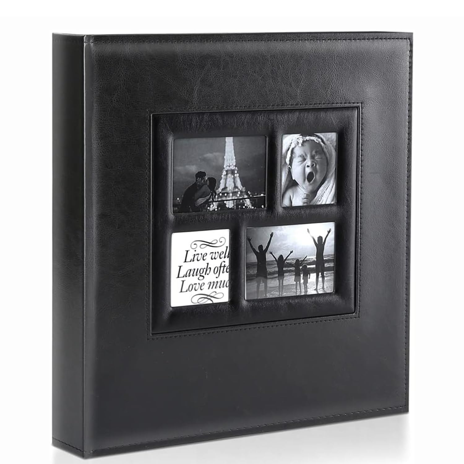 Sponsored Ad – X spring Xspring Pockets Photo Album, Extra Large Photo Album 500 Pockets with Window, Sewn Bonded Leather Book, Hardcover Photo Frame, 4x6 Photos Album for Wedding Gift Valentines Day Present