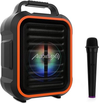 Audibax Denver Combo 6 Portable. Sistema Bluetooth con Batería Recargable y Micrófono Inalámbrico