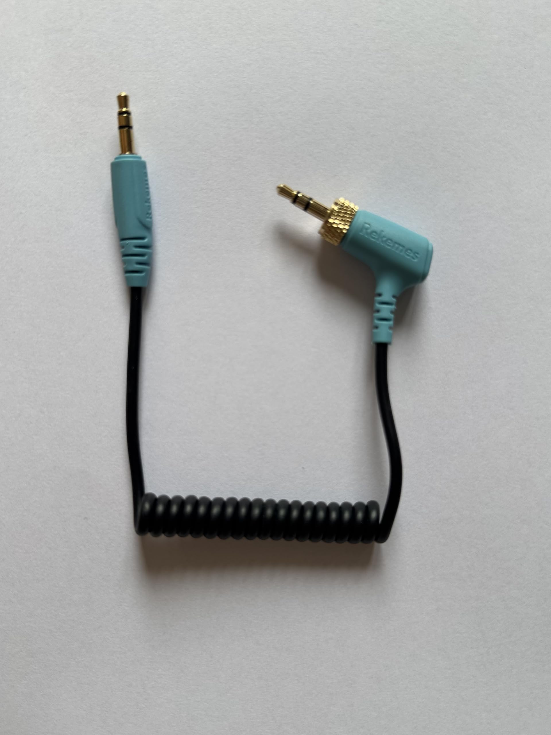 Kabel TRS 3,5 mm do TRS prosty do Sony D11/V1/D21 Sennheiser Deity TC-1, Canon, Nikon, DJI Mic 2 i Rode Microphone, GO II, Movo, GoPro Pro z wtyczką mikrofonową 3,5 mm