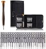 Orret Home 25 Piece Precision Screwdriver Set with Leather Bag, Chrome-Vanadium Steel, PC/Laptop/Phone/Glasses Repair Kit, Torx/Flat/Star Tip