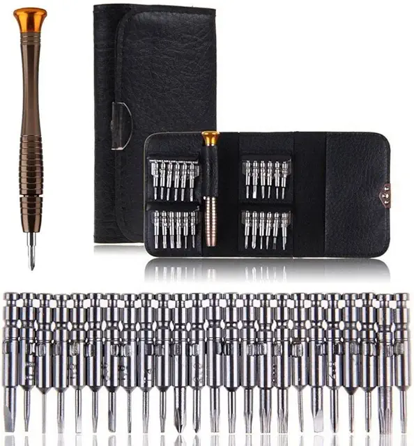 Kit de Herramientas de Reparación Vakki 25 en 1 para MacBook, PC y Smartphones