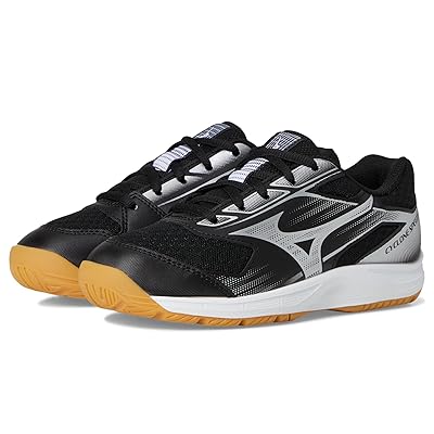 Mizuno Cyclone Speed 5 (Little Kid/Big Kid) Volleyball Shoes Black/Silver