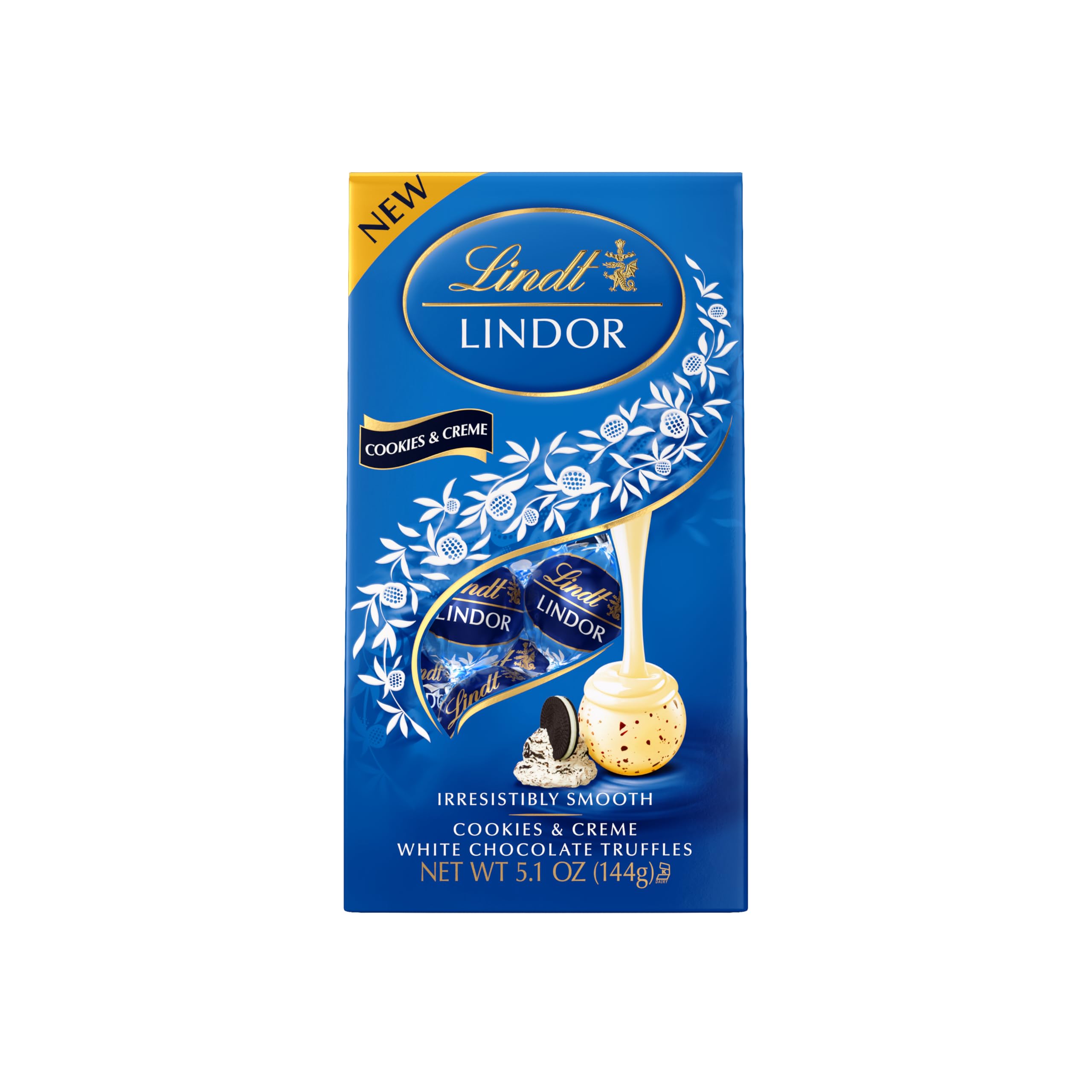 Lindt LINDOR 70% Extra Dark Chocolate Truffles, Dark Chocolate Candy with Smooth, Melting Truffle Center, Great for Gift Giving, 5.1 oz. Bag (6 Pack): Cookies & Cream 5.1 Ounce (Pack of 6)