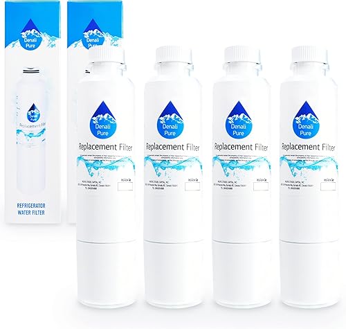4-Pack Repuesto para Samsung rsg309aarsxaa-0002Filtro de agua para nevera (Compatible Cartucho de filtro de agua para nevera Samsung DA2900020B,
