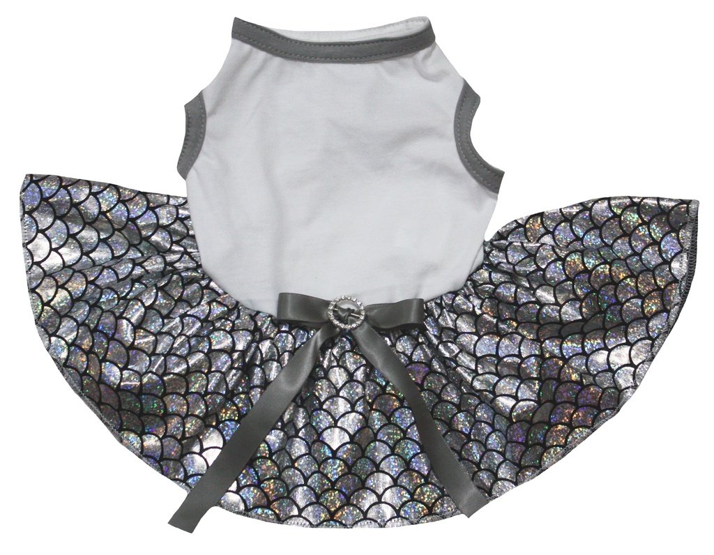 Robe pour chien sirène en coton idéale pour les balades