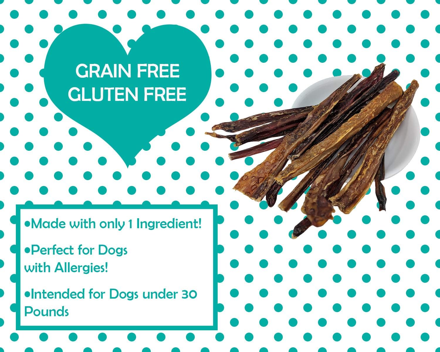 Speak Pet Products Dog Treats Little Piggys, Natural Gluten and Grain Free Low Calorie 5 Inch Pork Chews for Small Breeds, Perfect Alternative for Rawhide, 24 Count