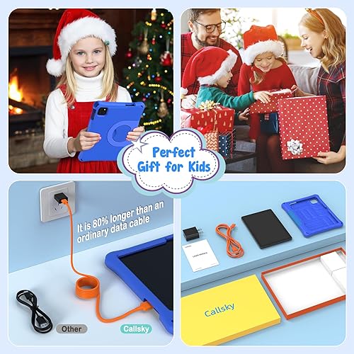 Miniatura 7 de Tableta para niños, tableta Android 15 para niños de 10 pulgadas Octa-Core, 12GB+64GB+2TB almacenamiento expandible, funda EVA, control parental,
