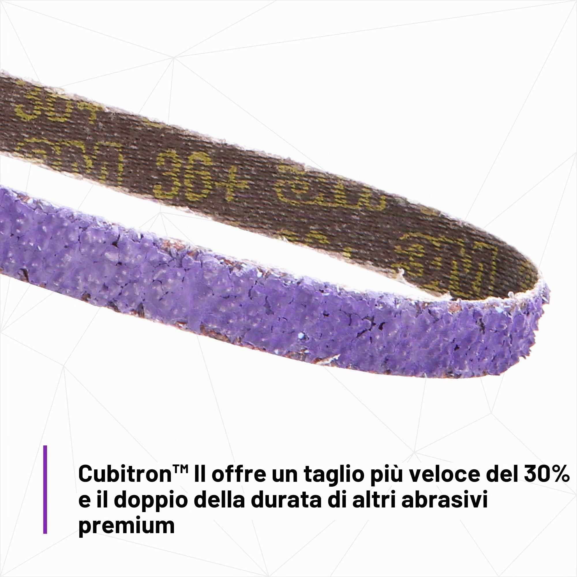 3M 33437 Nastri ABRASIVI con Minerale CERAMICO Grana 36+ Pezzi 10