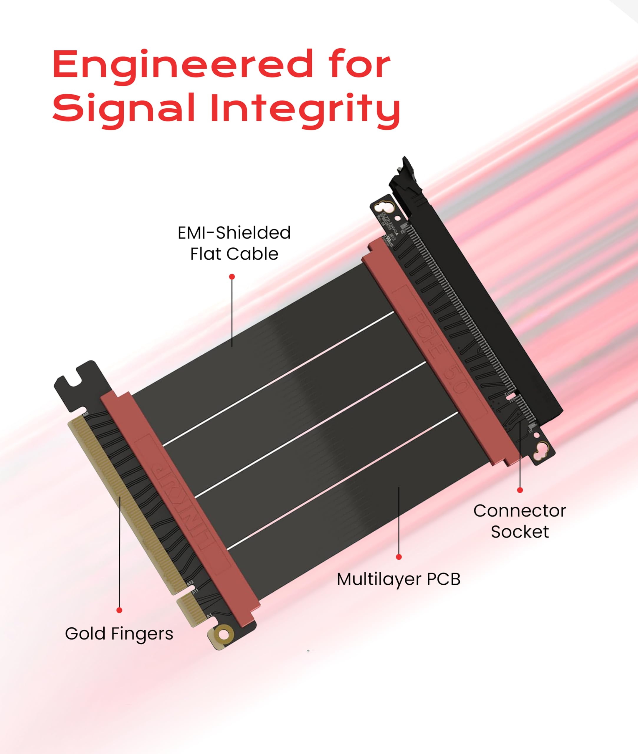 Amazon.co.jp: LINKUP - AVA5 PCIE 5.0 ライザーケーブル | RTX5090