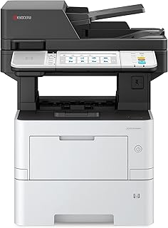 Kyocera ECOSYS MA4500ifx All-in-One Monochrome Laser Printer (Print/Copy/Scan/Fax), 47 ppm, Up to Fine 1200 dpi, Gigabit Ethernet HyPAS Capable, 7 inch Touchscreen Panel, 512 MB