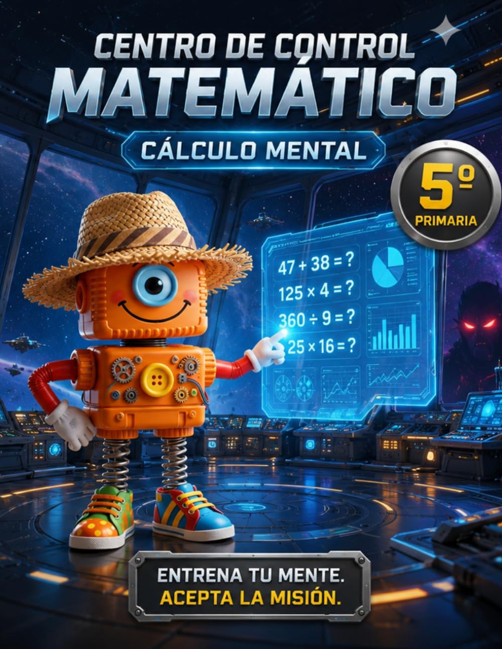 Cuaderno de Matemáticas - cálculo mental: multiplicaciones, divisiones y mucho más (5.º de Primaria): Centro de Control Matemático
