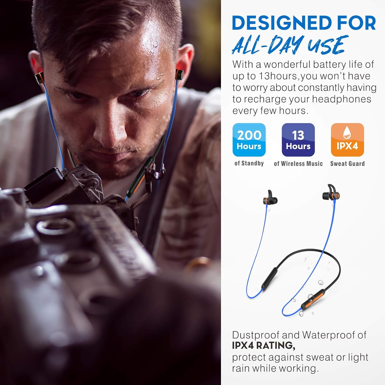 Buy Bluetooth Noise Reduction Headphones Mipeace Magnetic Custom Fit Safety Wireless Neckband Headphones 29db Noise Isolating Work Earbuds Earphones With Mic And Control Ipx4 Sweatproof 13 Hour Playtime Online In Poland B092vkz6zt Buy Bluetooth Noise Reduction Headphones Mipeace Magnetic Custom Fit Safety Wireless Neckband Headphones 29db Noise Isolating Work Earbuds Earphones With Mic And Control Ipx4 Sweatproof 13 Hour Playtime Online In Poland B092vkz6zt